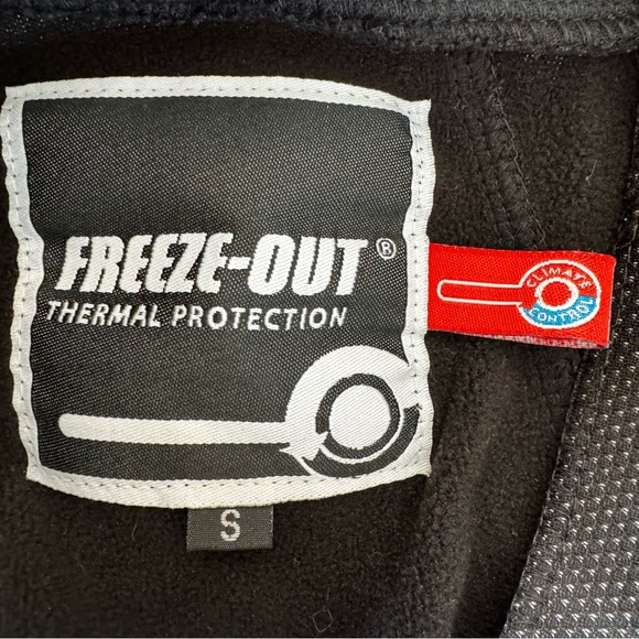 Freeze Out Thermal Protection Shirt Mens S Black Blue 1/4 Zip Jacket Motorcycle - Picture 7 of 11